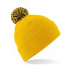 czapka zimowa - mod. B450:Gold, 100% akryl, Black, One Size